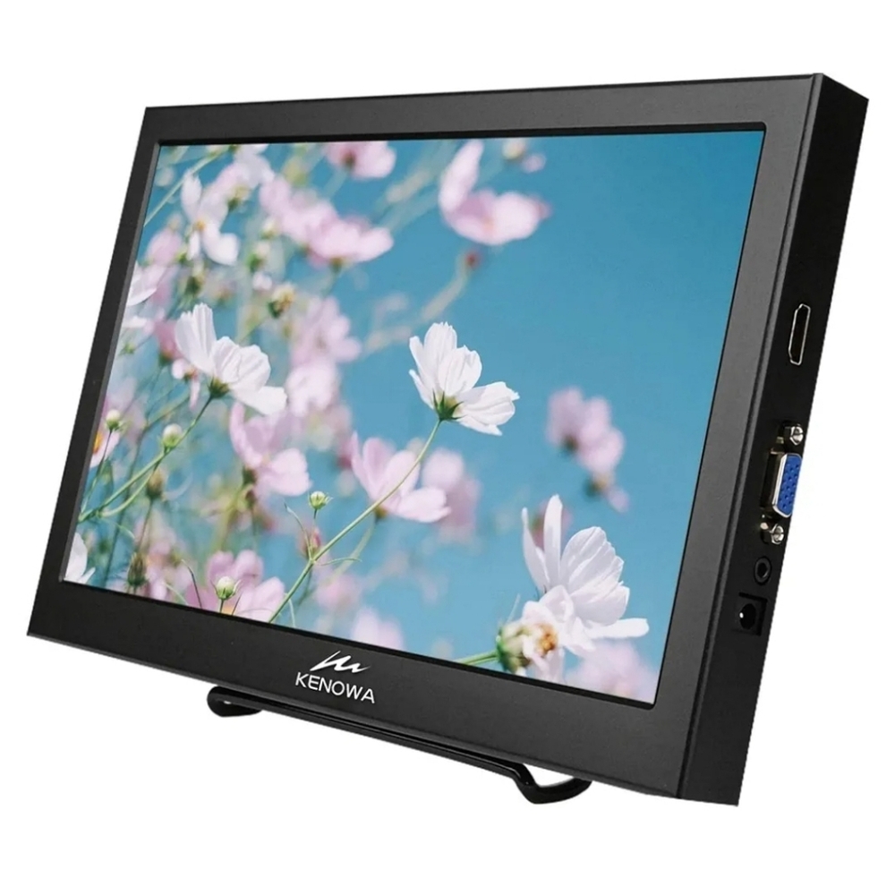 Kenowa 13.3 inch Portable Monitor, PC 16:9 Display with HDMA VGA